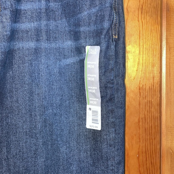 Falls creek men’s athletic stretch jean pants size 38X30 NWT pants denim pants - Picture 2 of 6